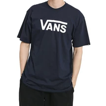 sötétkék Vans póló fehér vans felirattal