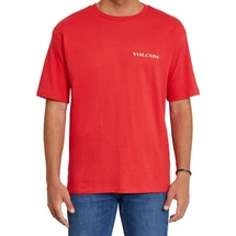 VOLCOM Stone LSE - Carmine red póló