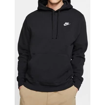 NIKE Sportwear Club PO - Black / White kapucnis pulóver