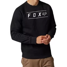 FOX Pinnacle Crew - Black / White környakas pulóver