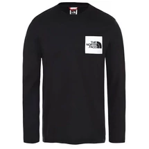 THE NORTH FACE Fine LS - TNF Black hosszú ujjú póló