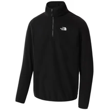 THE NORTH FACE 100 Glacier 1/4 Zip - TNF Black cipzáros nyakú polár pulóver