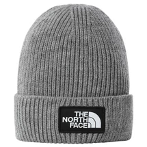 The North Face Logo Box Cuffed - TNF Medium grey heather kötött sapka