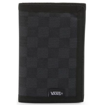 fekete szürke kockás vans vászon pénztárca