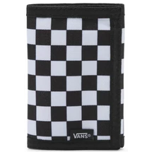 fehér fekete kockás vans vászon pénztárca