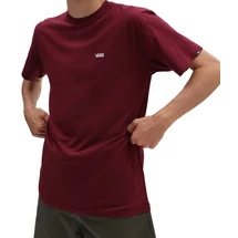 VANS Left Chest Logo - Burgundy póló