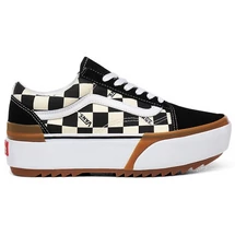 VANS Old Skool Stacked (Checkerboard) Multi / True white női cipő