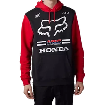 FOX X Honda PO - Flame red kapucnis pulóver