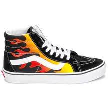 VANS SK8-HI Reissue (Flame) Black / Black / True white magasszárú cipő 