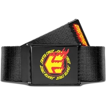 ETNIES X Santa Cruz Flame Belt - Black öv