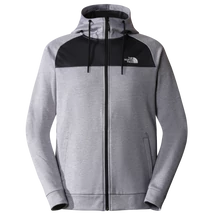 The North Face Reaxion Full Zip HD -TNF Light Grey Heather / Asphalt Grey  cipzáros pulóver
