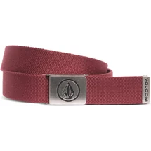 VOLCOM Circle Web Merlot - vászon öv