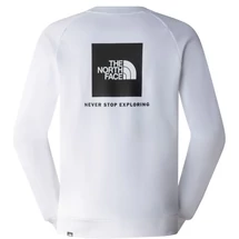 The North Face Raglan Redbox Crew - TNF White környakas pulóver