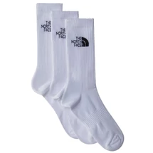 TNF Multisport Sock Cush Crew - White sportzokni 3 pár / csomag