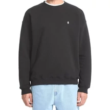 VOLCOM Single Stone Crew - Black környakas pulóver