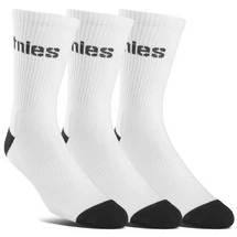 ETNIES Stencil Icon Sock 3PK - White