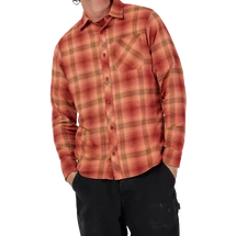 FOX Survivalist Stretch Flannel - Rust brown flanel ing