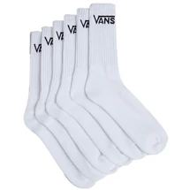 VANS Classic Crew White 6 pár / csomag sportzokni