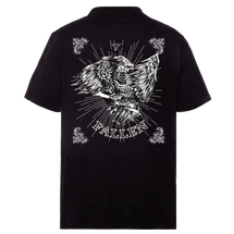 FALLEN Death Hawk Tee - Black / White póló