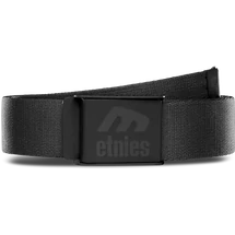ETNIES Icon E Belt - Black / Black öv