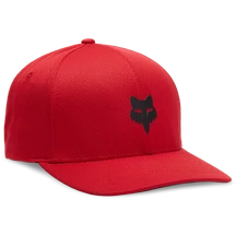 FOX Head Tech Flexfit - Flame red baseball sapka
