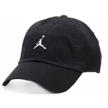 JORDAN Club Unstructured Curved-Bill Cap - Black baseball sapka