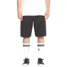 VOLCOM Strange Tripper Cargo Short "22" - Black oldalzsebes rövidnadrág 