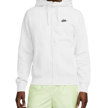 NIKE Sportwear Club FZ - White cipzáras pulóver 