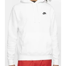 NIKE Sportwear Club PO - White kapucnis pulóver  