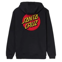 Santa Cruz Classic Dot Chest PO - Black kapucnis pulóver.