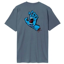 SANTA CRUZ Screaming Hand Chest - Storm Grey póló