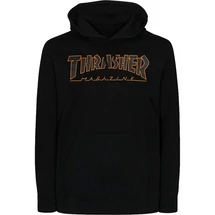 THRASHER  Outlined Po - Black / Orange kapucnis pulóver
