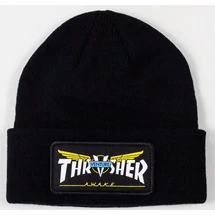 THRASHER Venture Collab Patch - Black kötött sapka