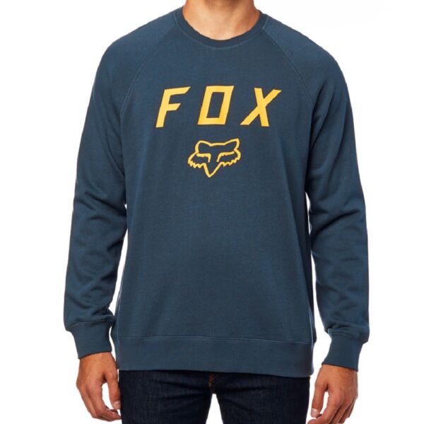 FOX Legacy Crew sötétkék környakas pulóver