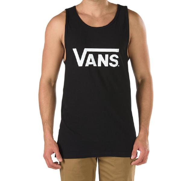 vans fekete férfi trikó fehér vans felírattal