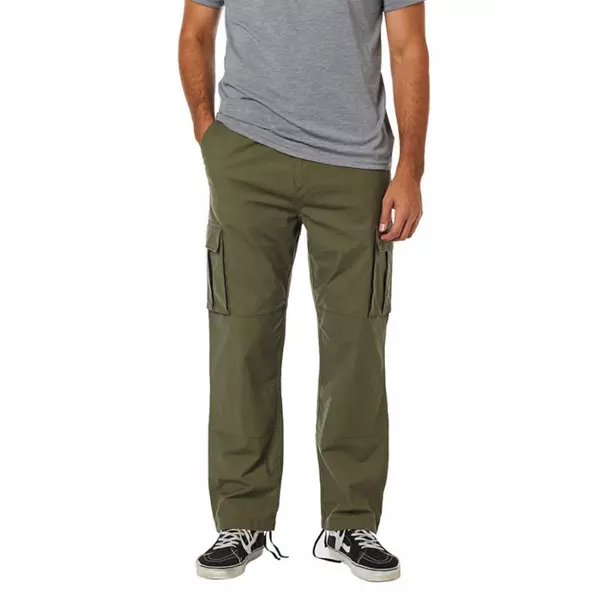 FOX Recon Stretch Cargo Pant  #  Olive green Relaxed fit fazonú oldalzsebes vászon nadrág 