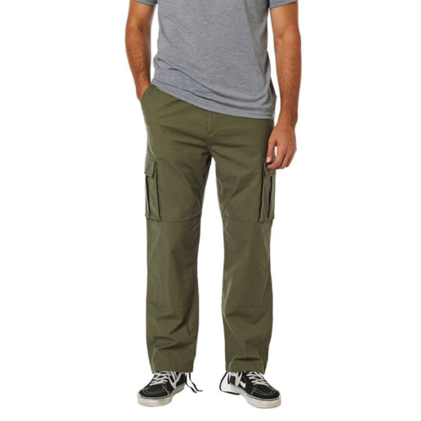 FOX Recon Stretch Cargo Pant  #  Olive green Relaxed fit fazonú oldalzsebes vászon nadrág 