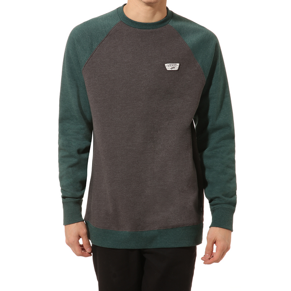 VANS Rutland lll  #  Asphalt heather / Vans treking green heather környakas pulóver