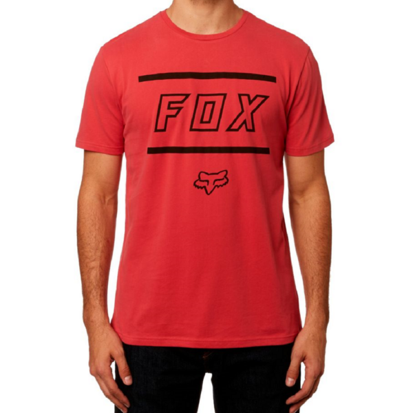 FOX Midway Airline piros póló fekete fox felirattal