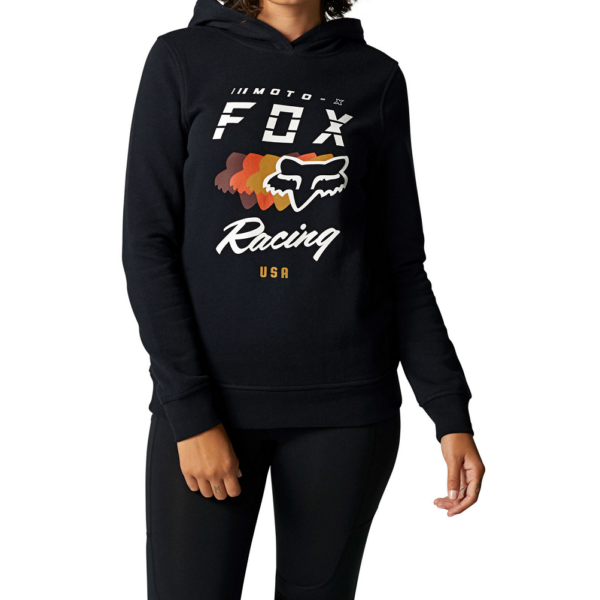 FOX Checkpoint PO - Black női kapucnis pulóver