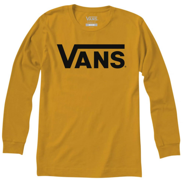 VANS Classic Ls - Golden glow / Black hosszú ujjú póló