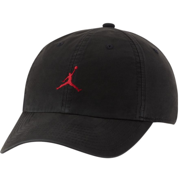 Jordan Heritage 86 Washed Cap - Black / Red baseball sapka