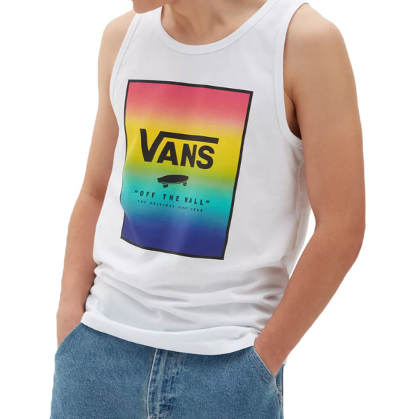 VANS Print Box Tank White / Spectrum tie dye trikó