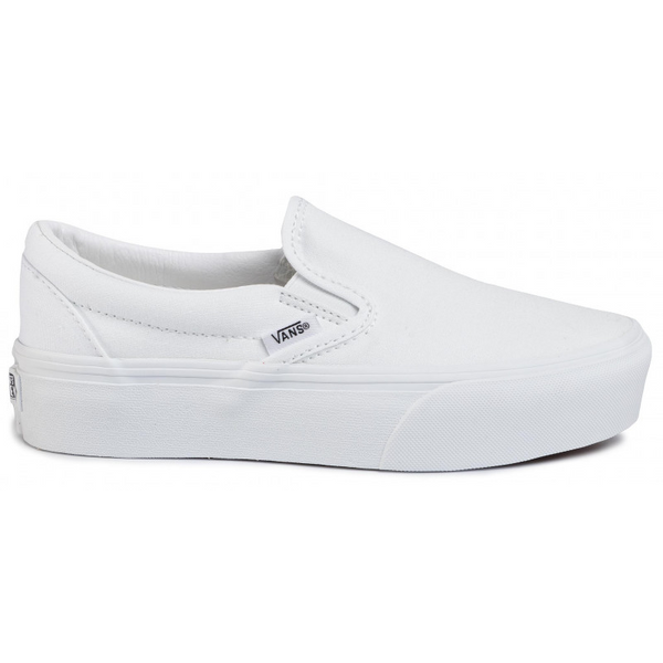 white vans womens slip ons