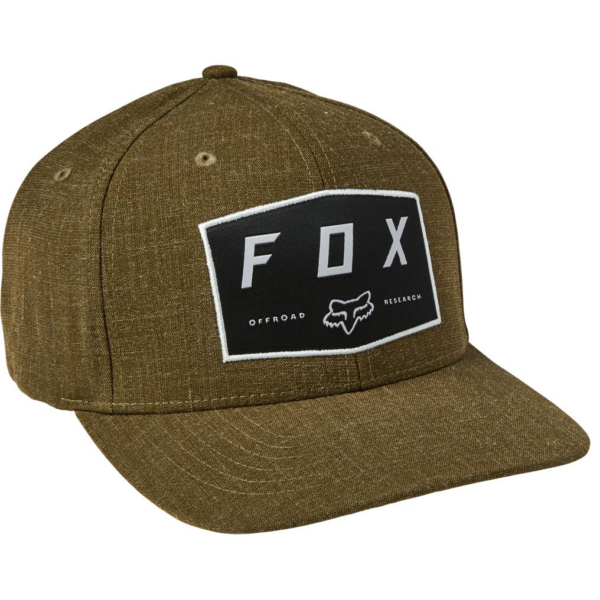 FOX Badge Flexfit - Fatigue green baseball sapka