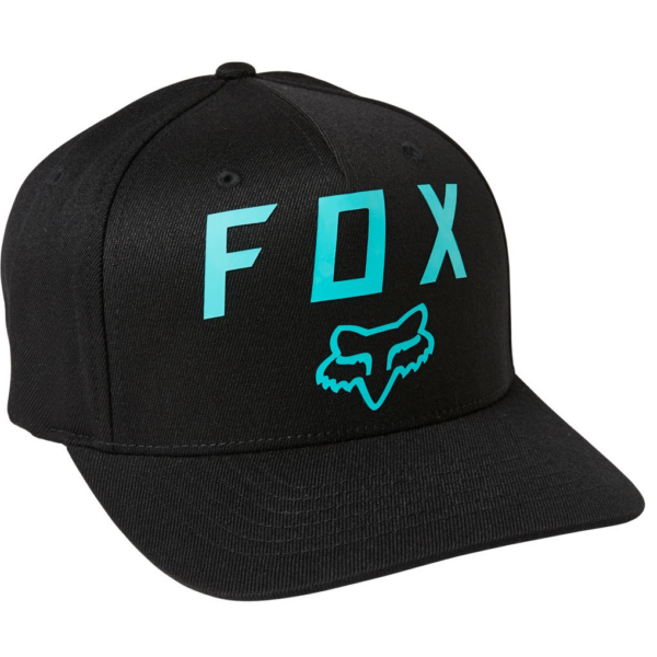 FOX Number 2 Flexfit 2.0 - Black baseball sapka