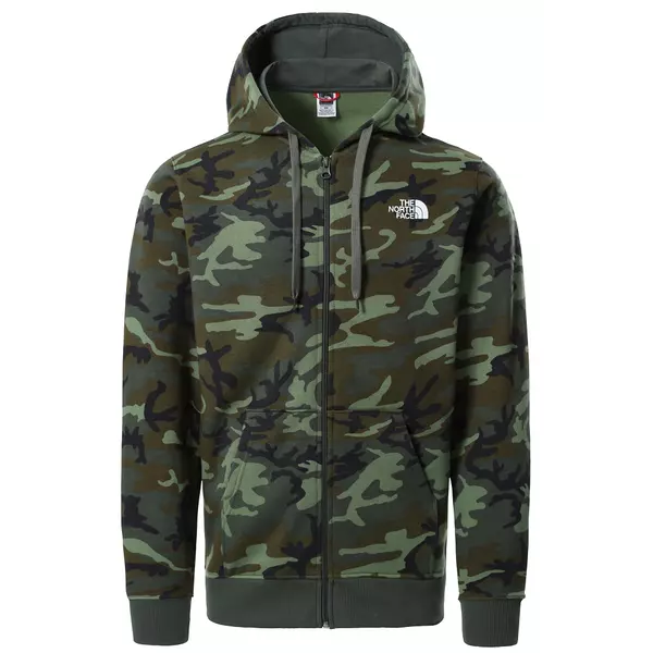 THE NORTH FACE Open Gate FZ - Thyme barushwood camo print pulóver