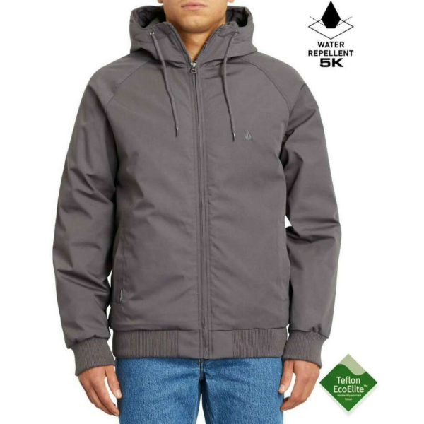 VOLCOM Hernan 5K Jacket - Dark charcoal kabát
