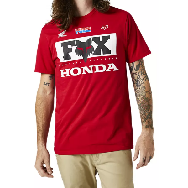 FOX Honda Premium - Flame red póló