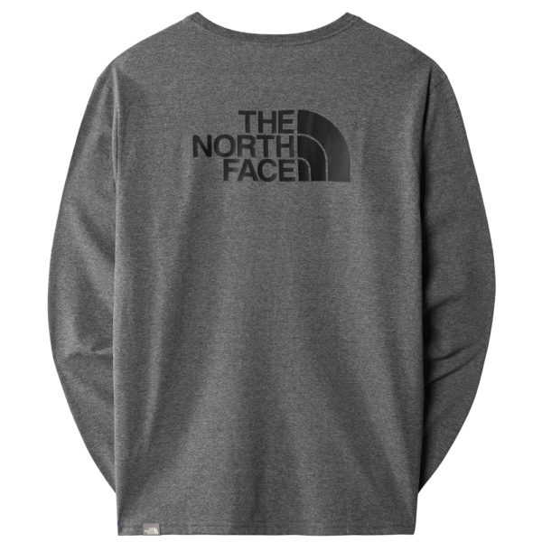THE NORTH FACE Easy LS - TNF Medium Grey Heather hosszú ujjú póló